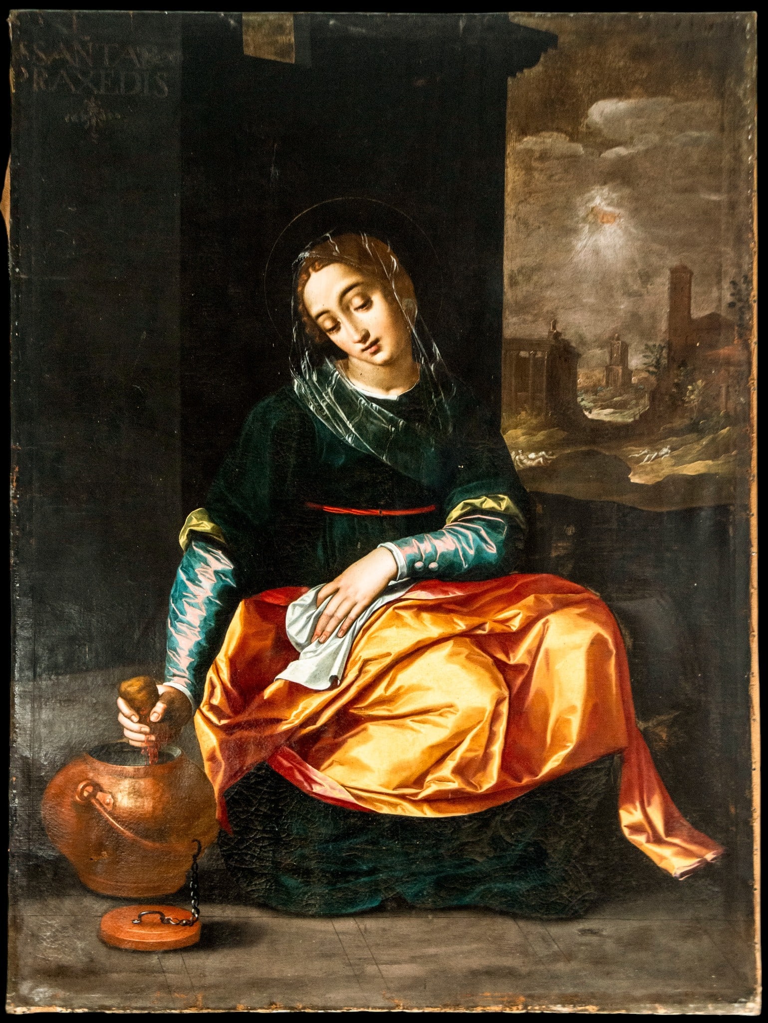 Saint Praxedes. Attributed to Luca Cambiaso (Moneglia, 1527 - El Escorial, 1585) (1 of 7)