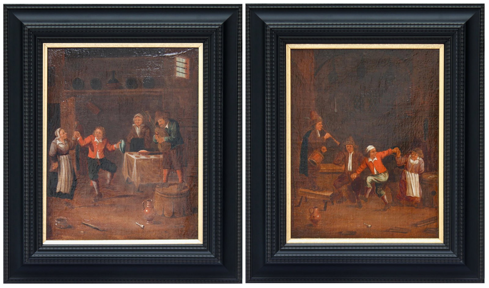 18TH-CENTURY FLEMISH SCHOOL, ACCORDING TO ADRIAEN VAN OSTADE (Haarlem, 1610 – Haarlem, 1685) - (1 of 7)