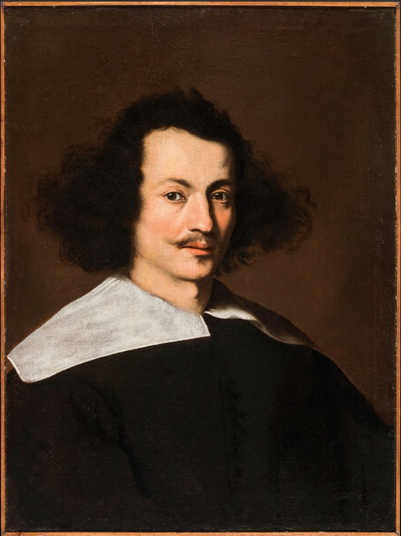 BERNARDO STROZZI (Genoa, 1581 – Venice, 1644) - Portrait of a Man with a White Collar (1 of 5)
