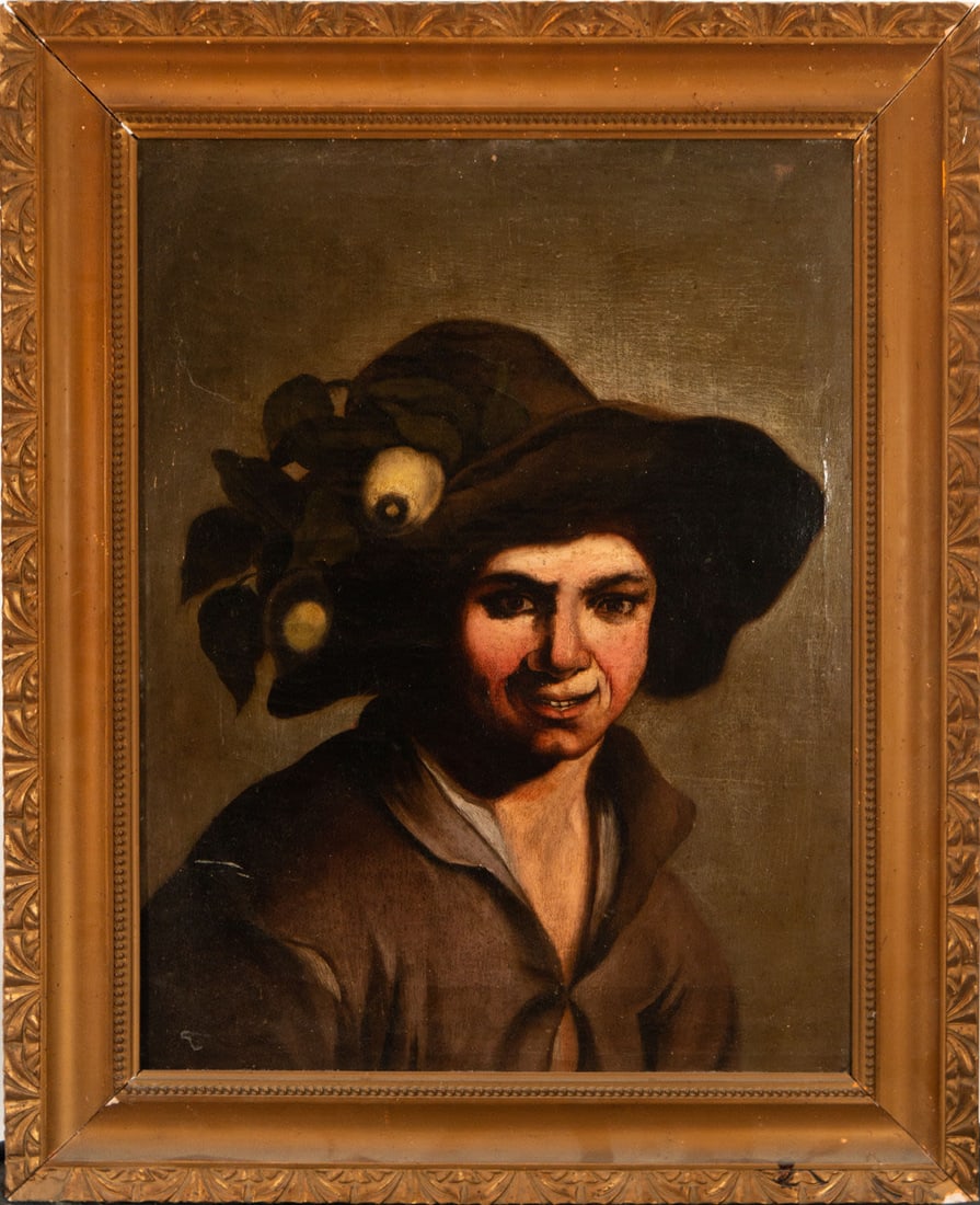 Boy with Fruit Hat, 18th century Italian school (1 of 3)