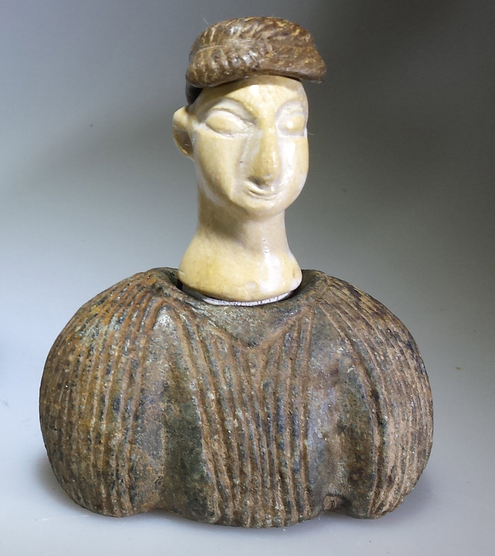 BACTRIA-MARGIAN CULTURE (BMAC or Oxus) (present-day Turkmenistan / Afghanistan) - Composite seated (1 of 2)