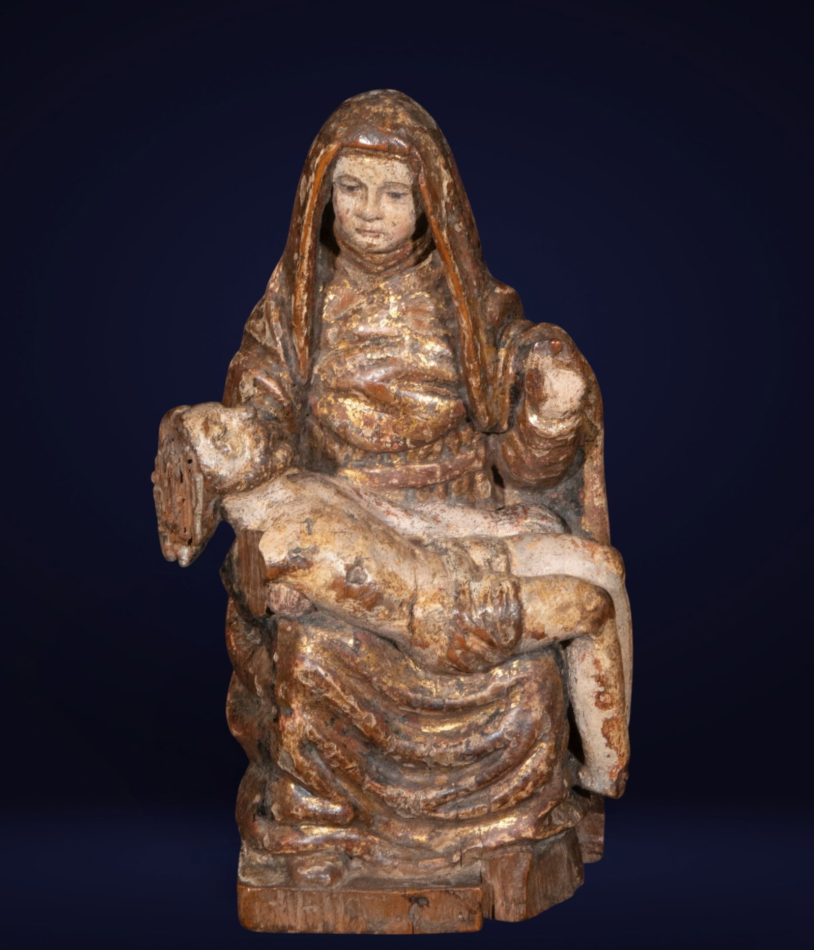 Exquisite Pietà, Late Gothic Hispano-Flemish School, 16th Century (1 of 4)