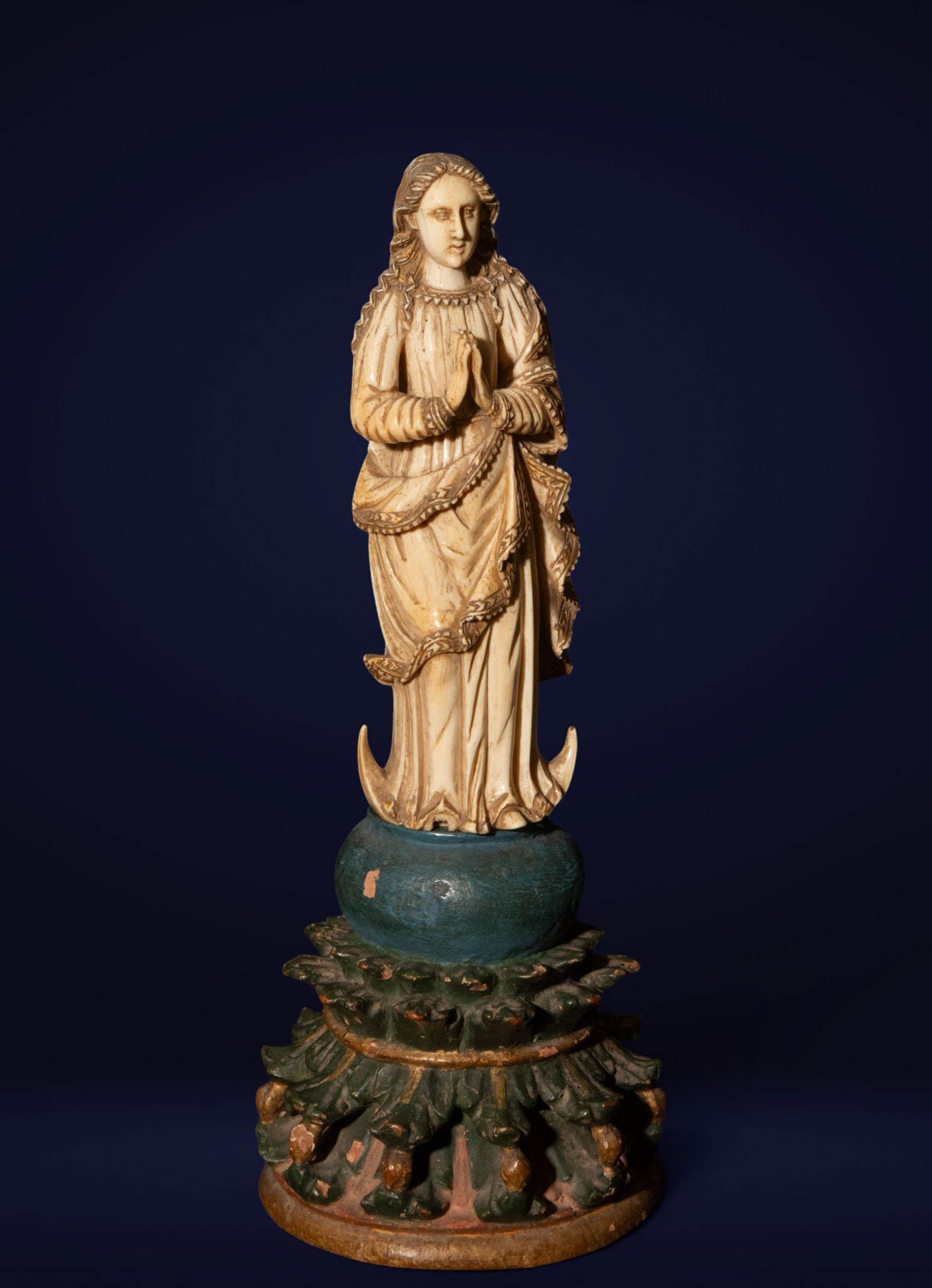 Immaculate Virgin, Indo-Portuguese colonial, Goan colonial school, 17th century (1 of 2)