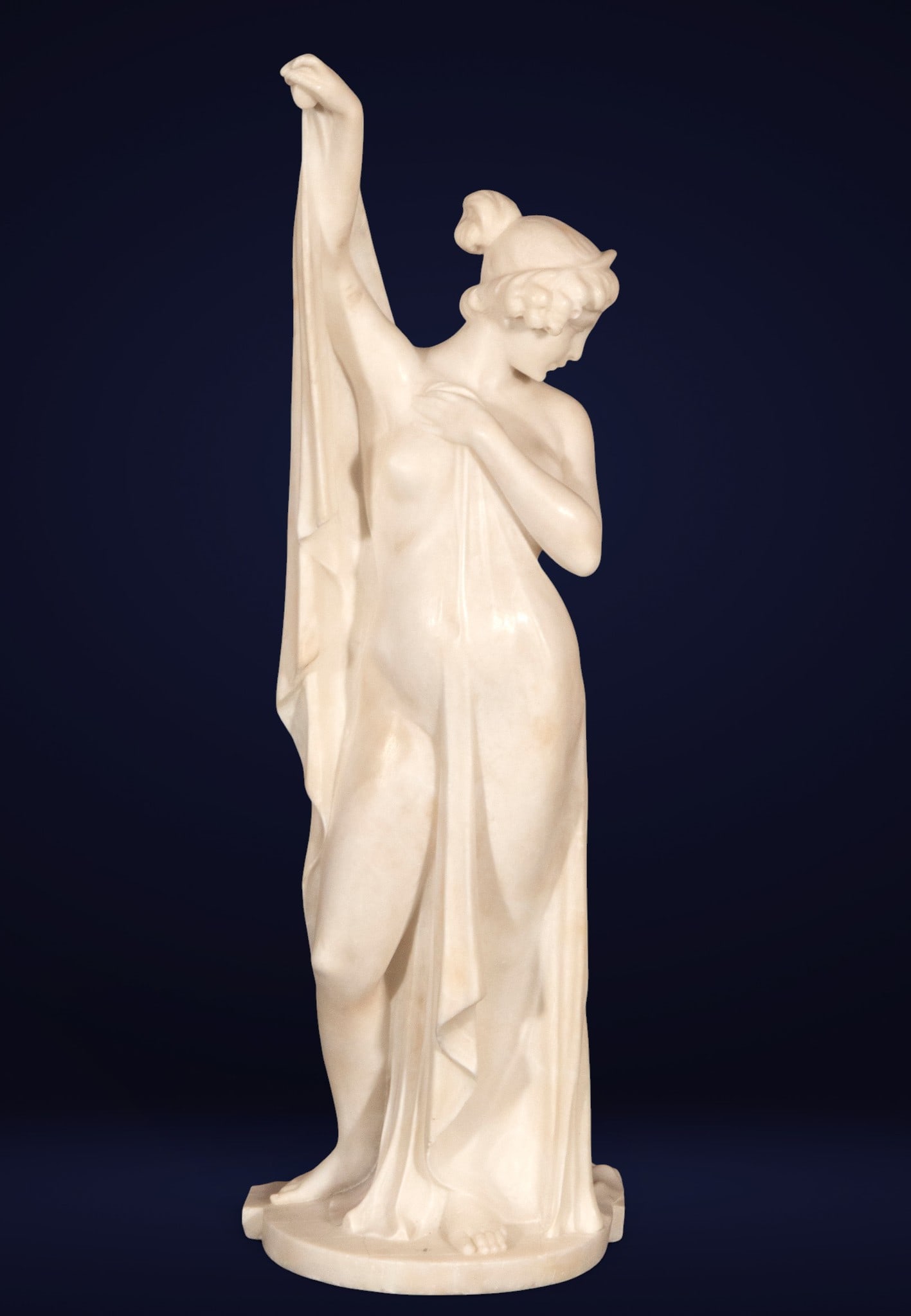 Classical Art Deco nymph, European Neoclassical School, 19th Century (1 of 4)