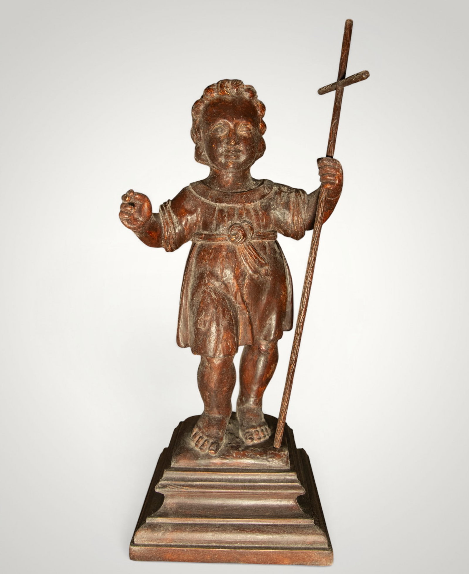 Baby Jesus, Black Forest Wood, 19th Century (1 of 3)