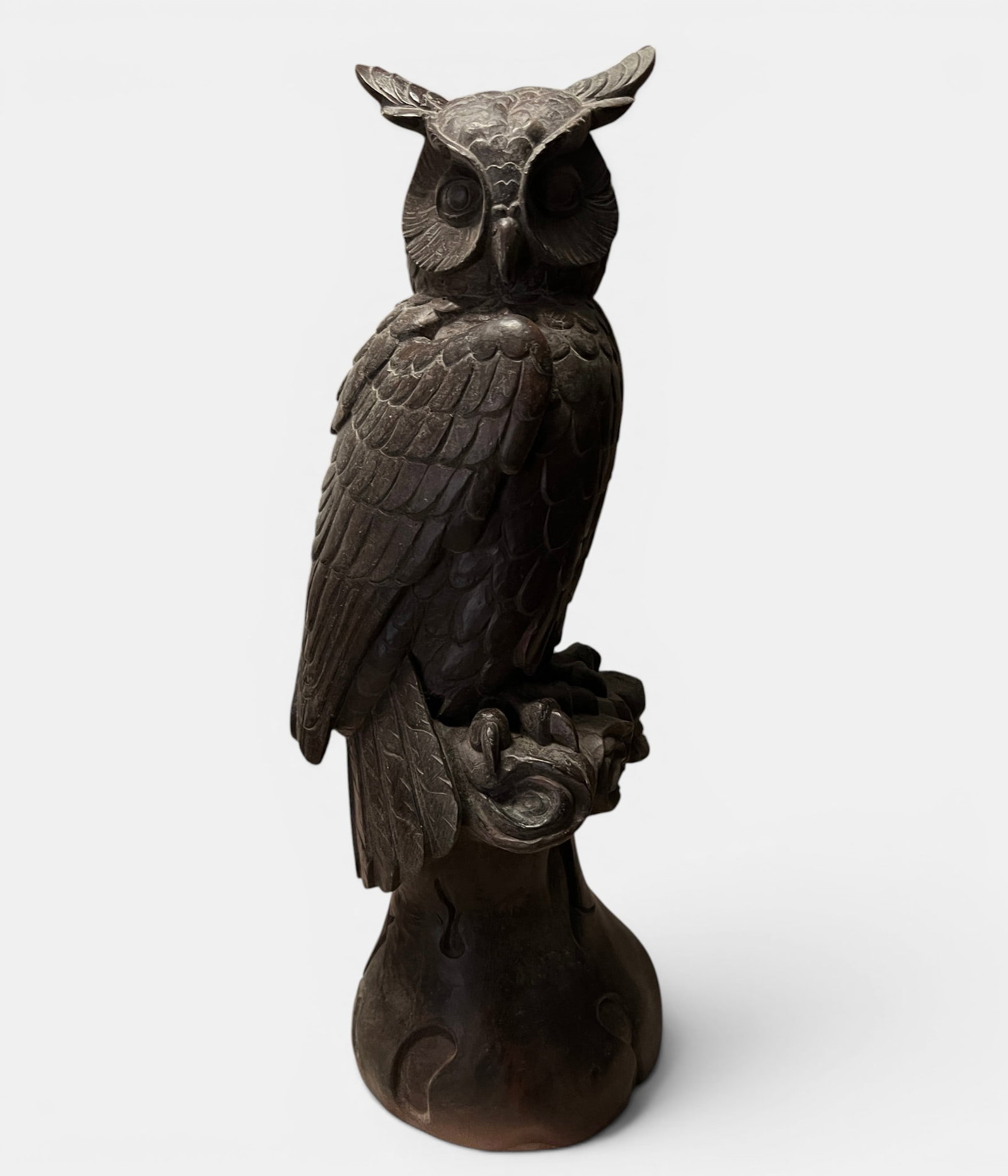 Black Forest owl, late 19th century: 56 cm