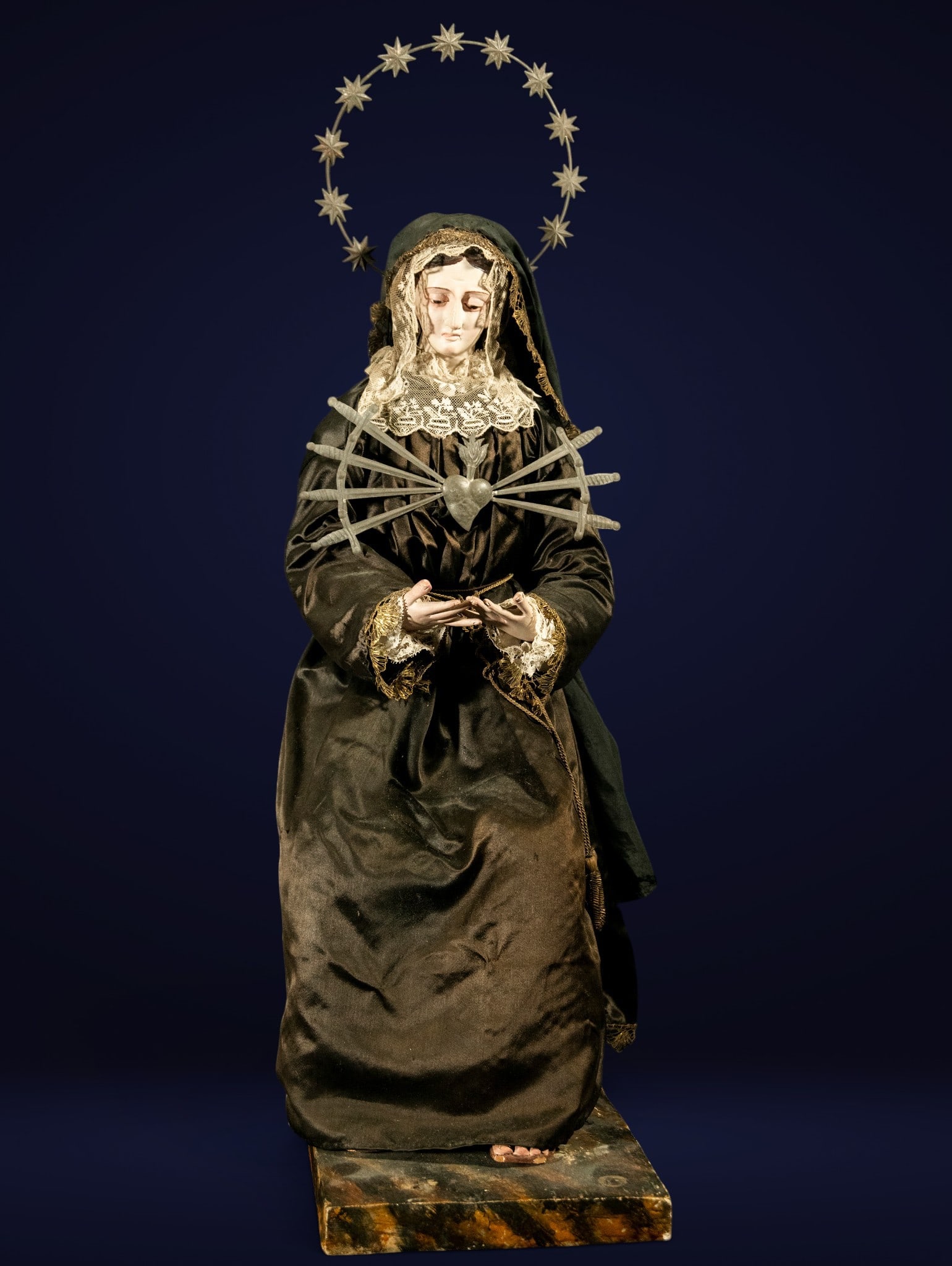 LARGE MATER OF SORROWS OF OLOT FROM THE 19TH CENTURY (1 of 5)
