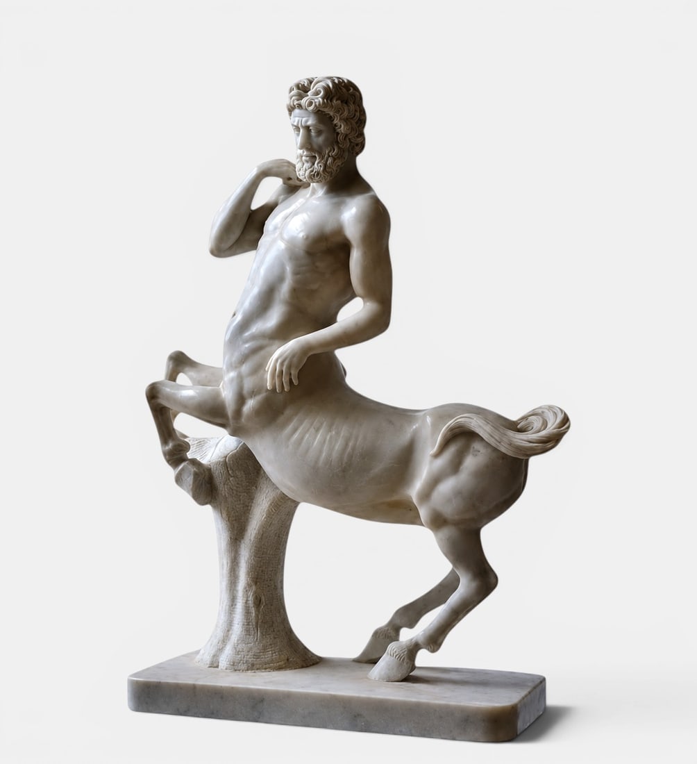 Mythological centaur. Italian Neoclassical school, reproduction inspired by Antiquity. 20th century (1 of 6)
