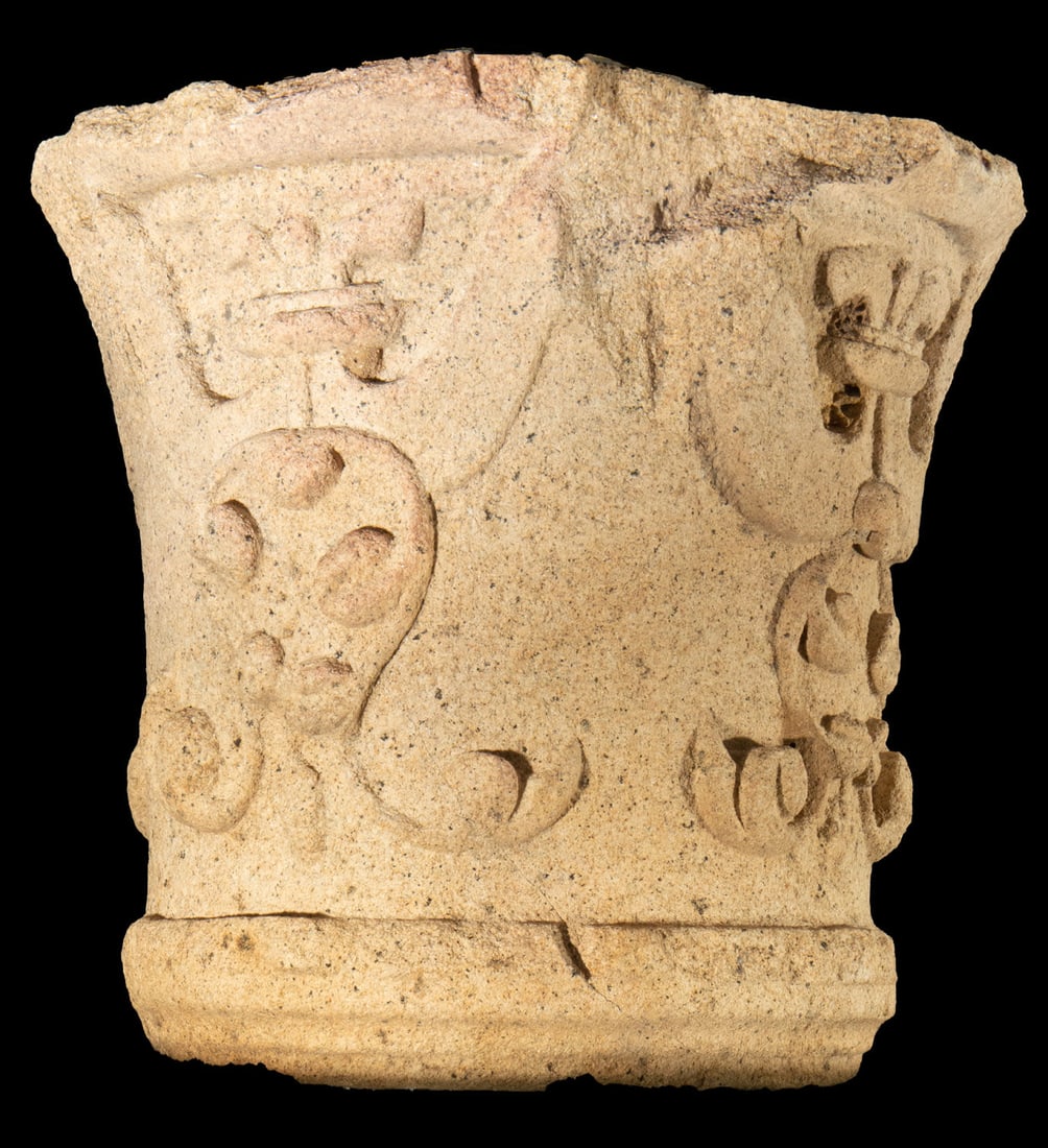 Plateresque stone capital transformed into a table, 16th century: Height: 65 high x 214 wide table x 173 wide capital