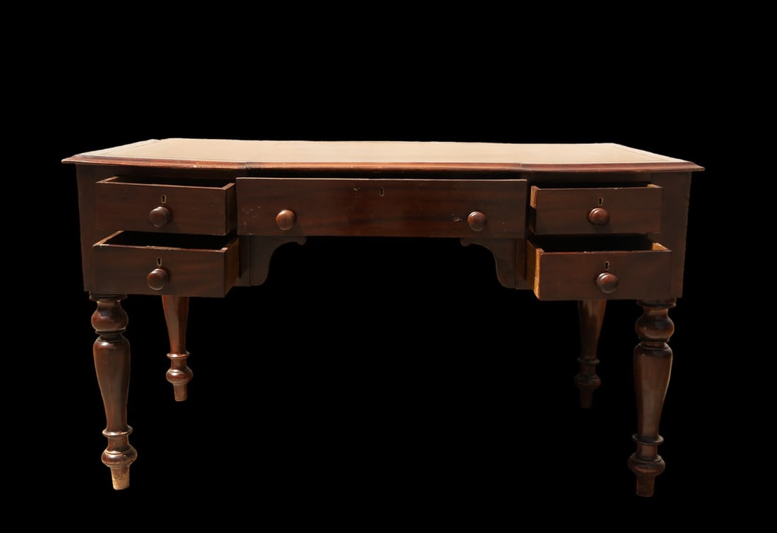 19th century English mahogany table (1 of 7)