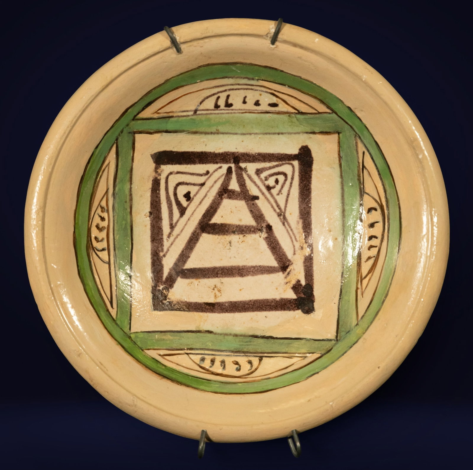 PATERNA BOWL VALENCIA 15TH CENTURY: 15 CM DIAM
