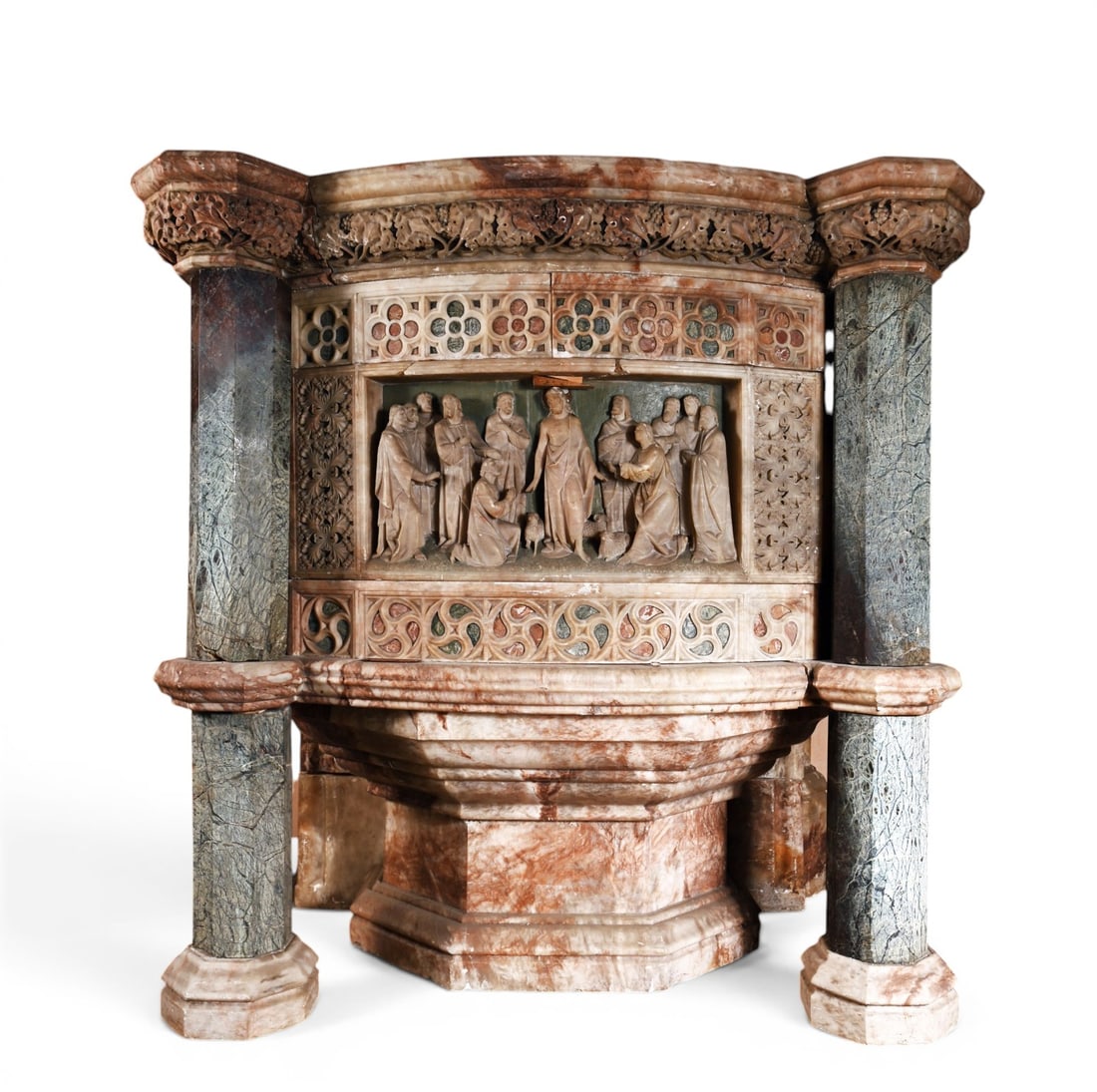 Important Florentine neo-Gothic pulpit, Italy, Florence, 18th century (1 of 11)
