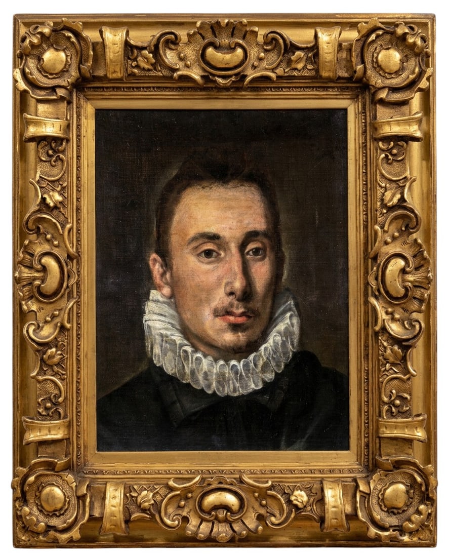 DOMÉNIKOS THEOTOKÓPOULOS, EL GRECO (Candia, Crete, 1541 – Toledo, 1614) – Portrait of Don (1 of 6)
