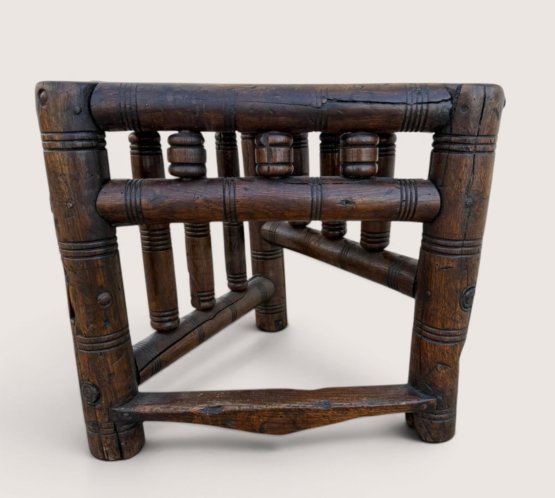 English or Scandinavian stool, based on late Romanesque models (1 of 7)