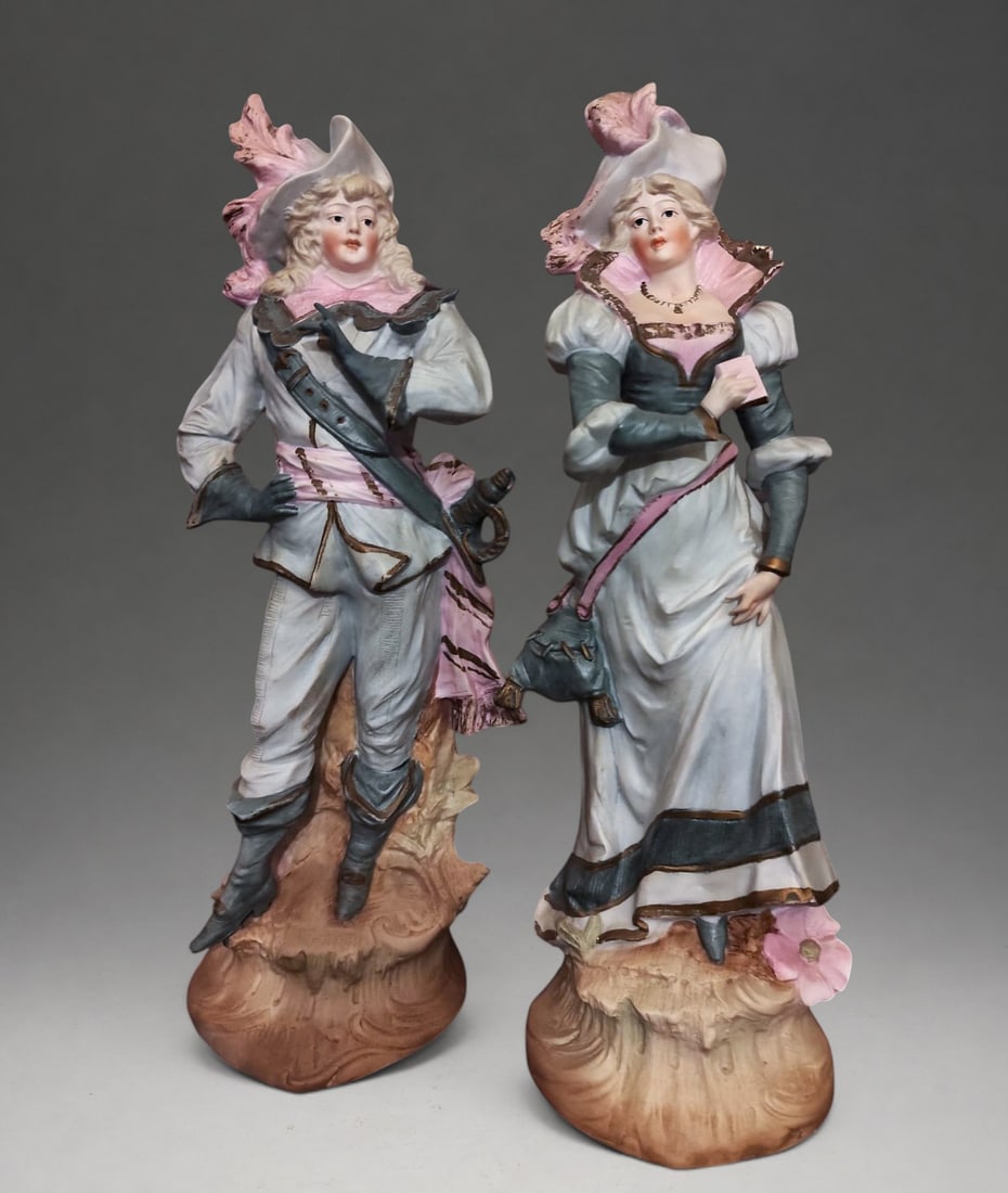 Austrian porcelain couple, 19th-20th centuries (1 of 6)
