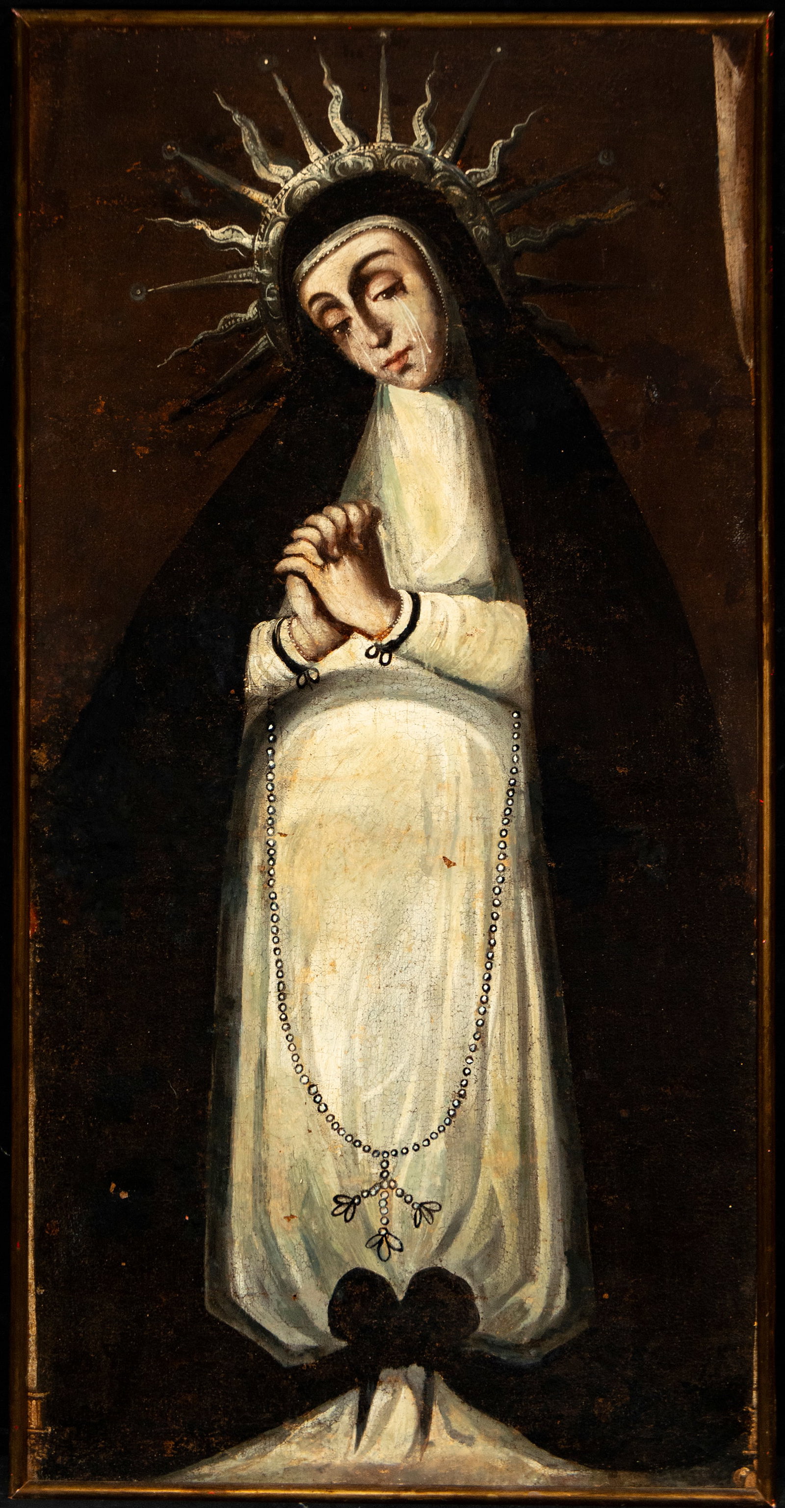 Our Lady of Sorrows. Possibly Mexican School. 17th century (1 of 5)