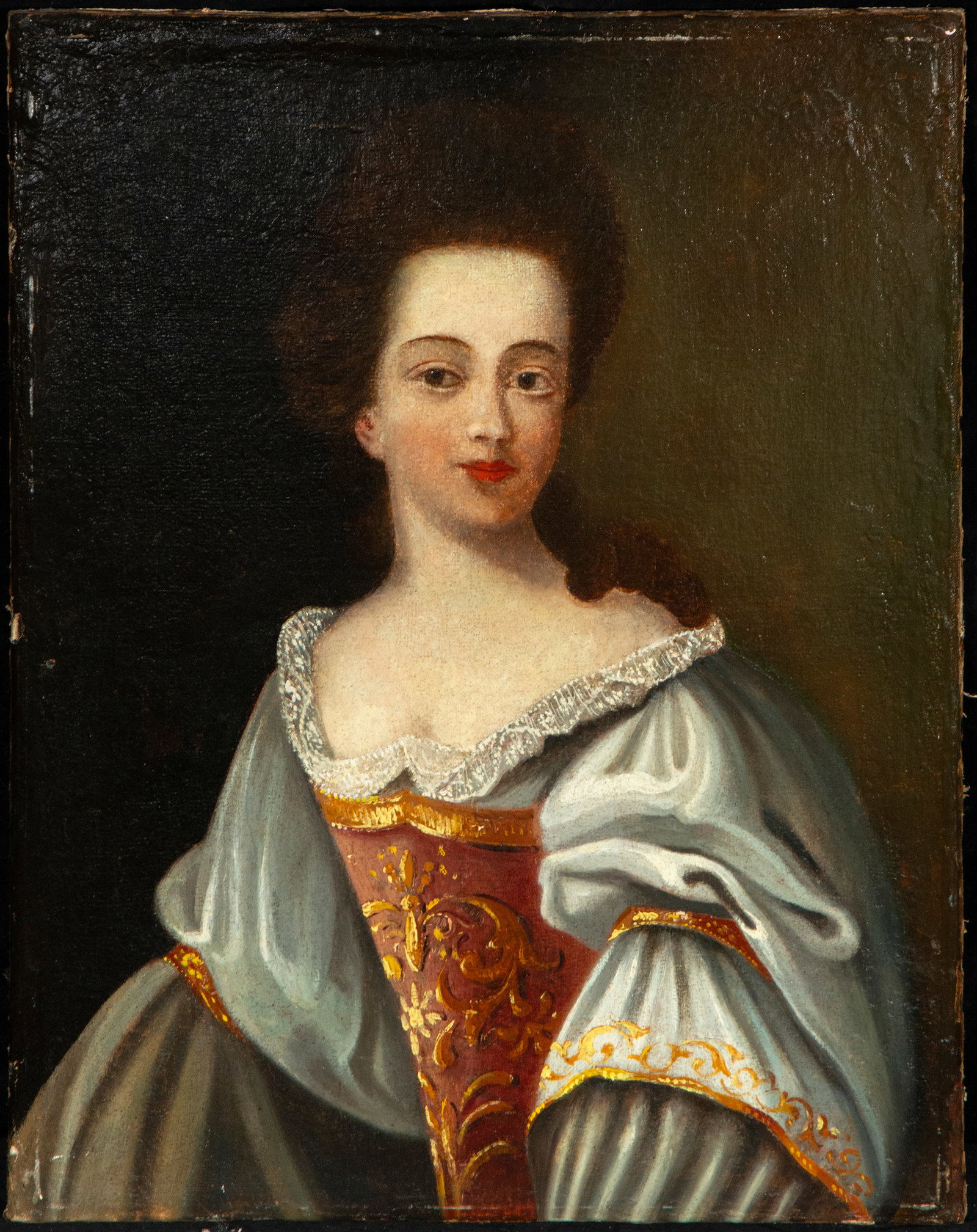 Portrait of a lady. German Baroque school. Late 18th century (1 of 5)