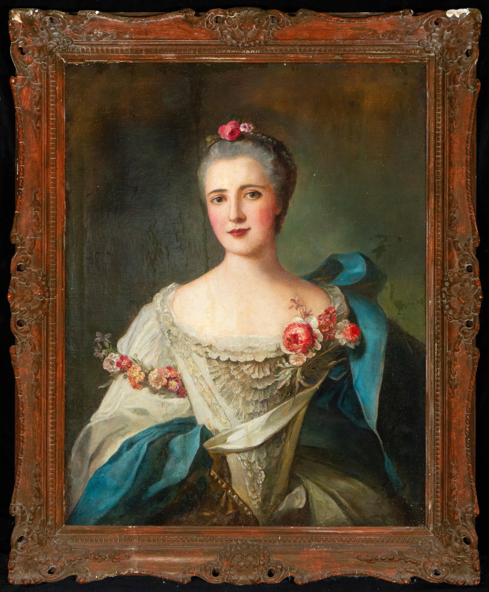 Portrait of a lady. French school. Late 18th century (1 of 5)
