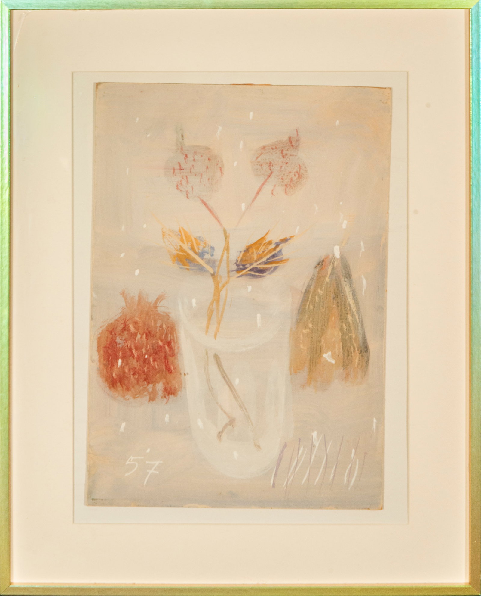 Vase with flowers. Signed. Pancho Cossío (Francisco Gutiérrez Cossío). Spanish School. 20th (1 of 6)