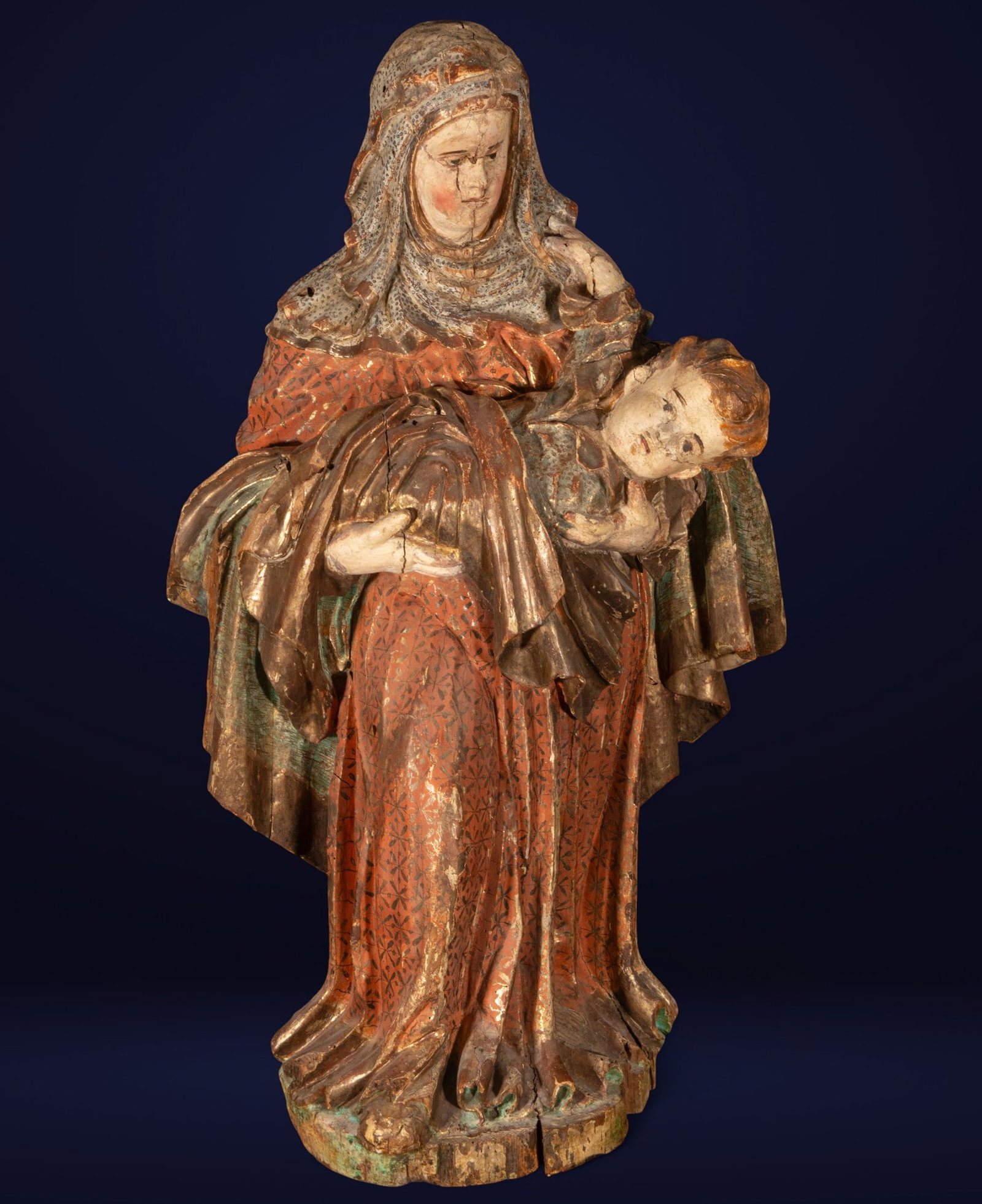 Sculpture of the Virgin and Child. Castilian School. 18th century. (1 of 8)