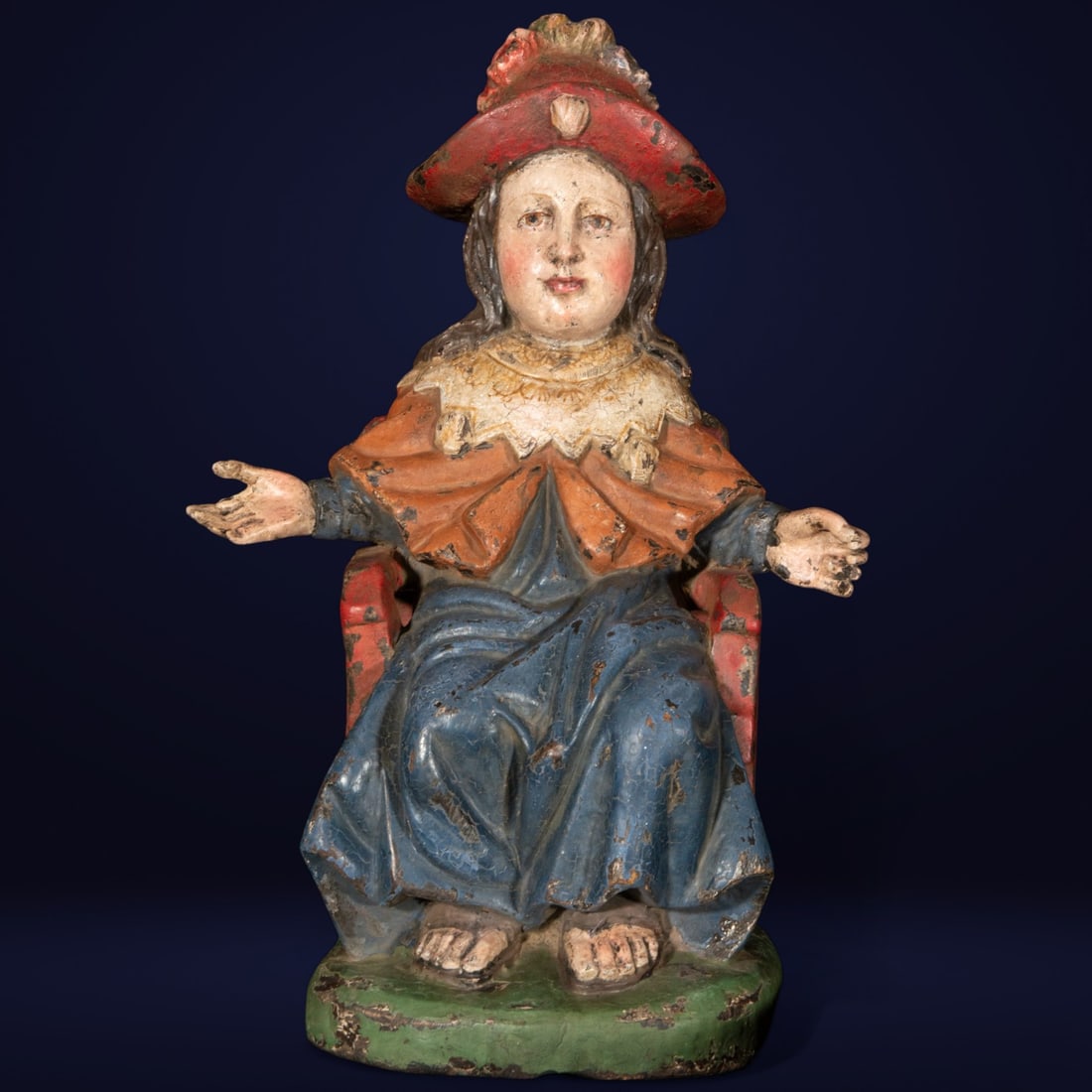 Colonial school, Mexico, 18th century - Holy Child of Atocha (1 of 8)