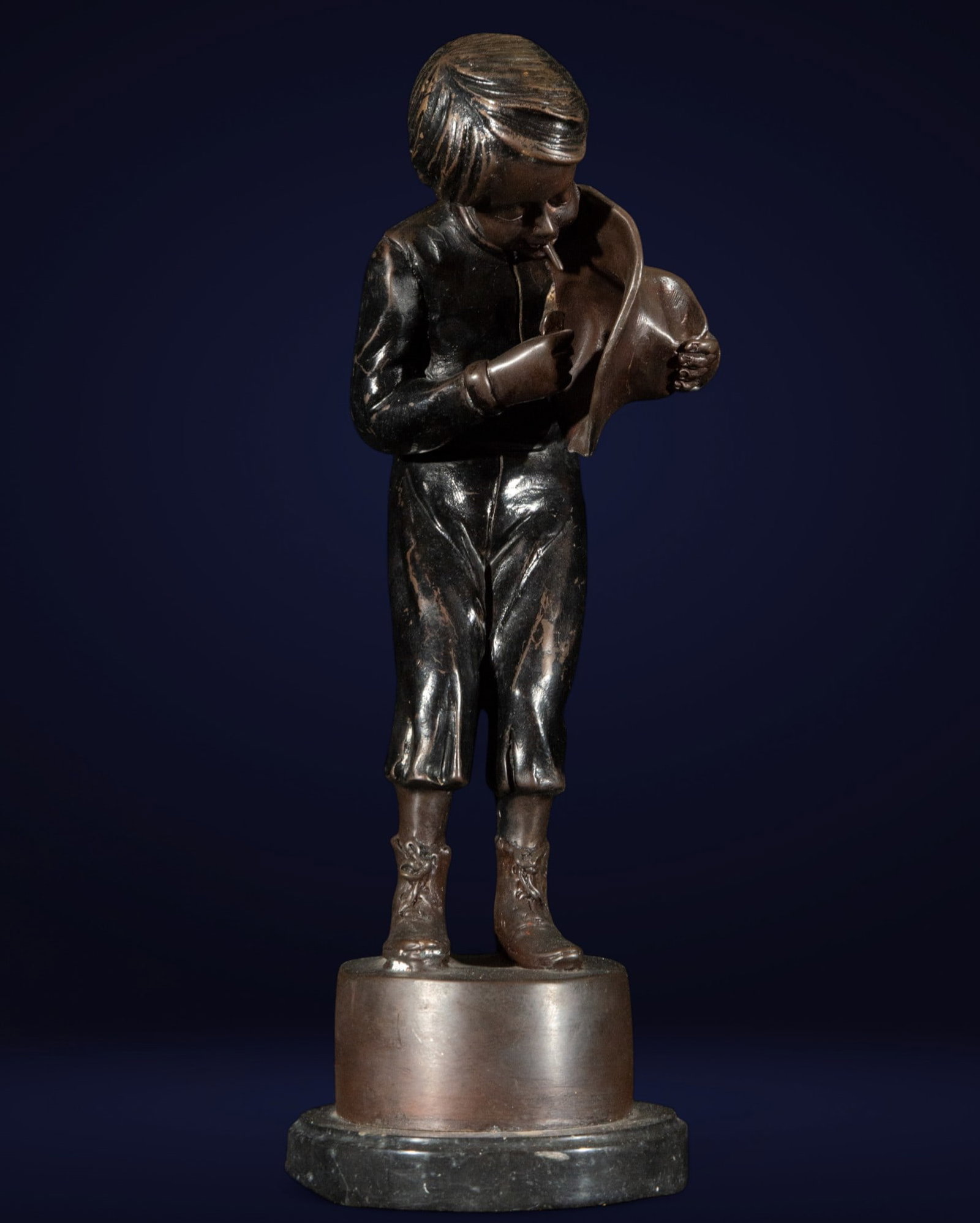 Boy with a Conch Shell. French School. 19th Century (1 of 5)