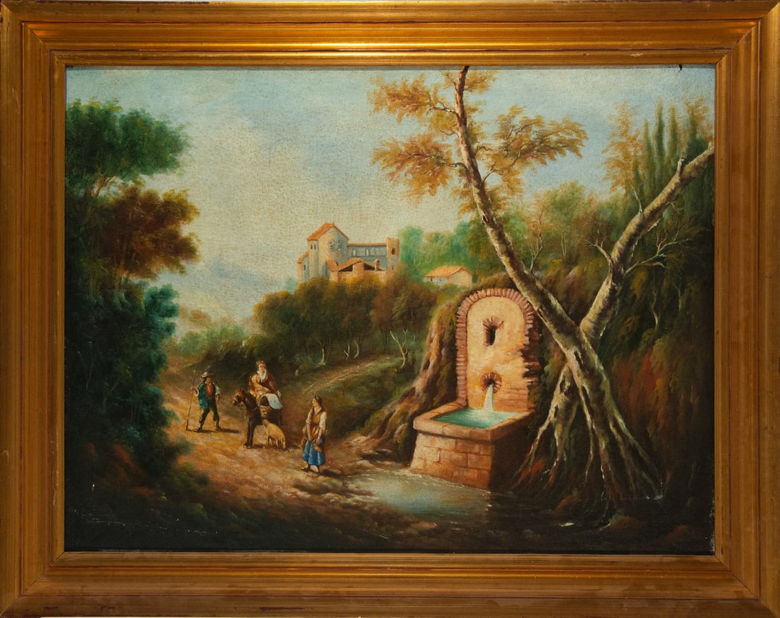 Country scene, 19th century Dutch school (1 of 4)