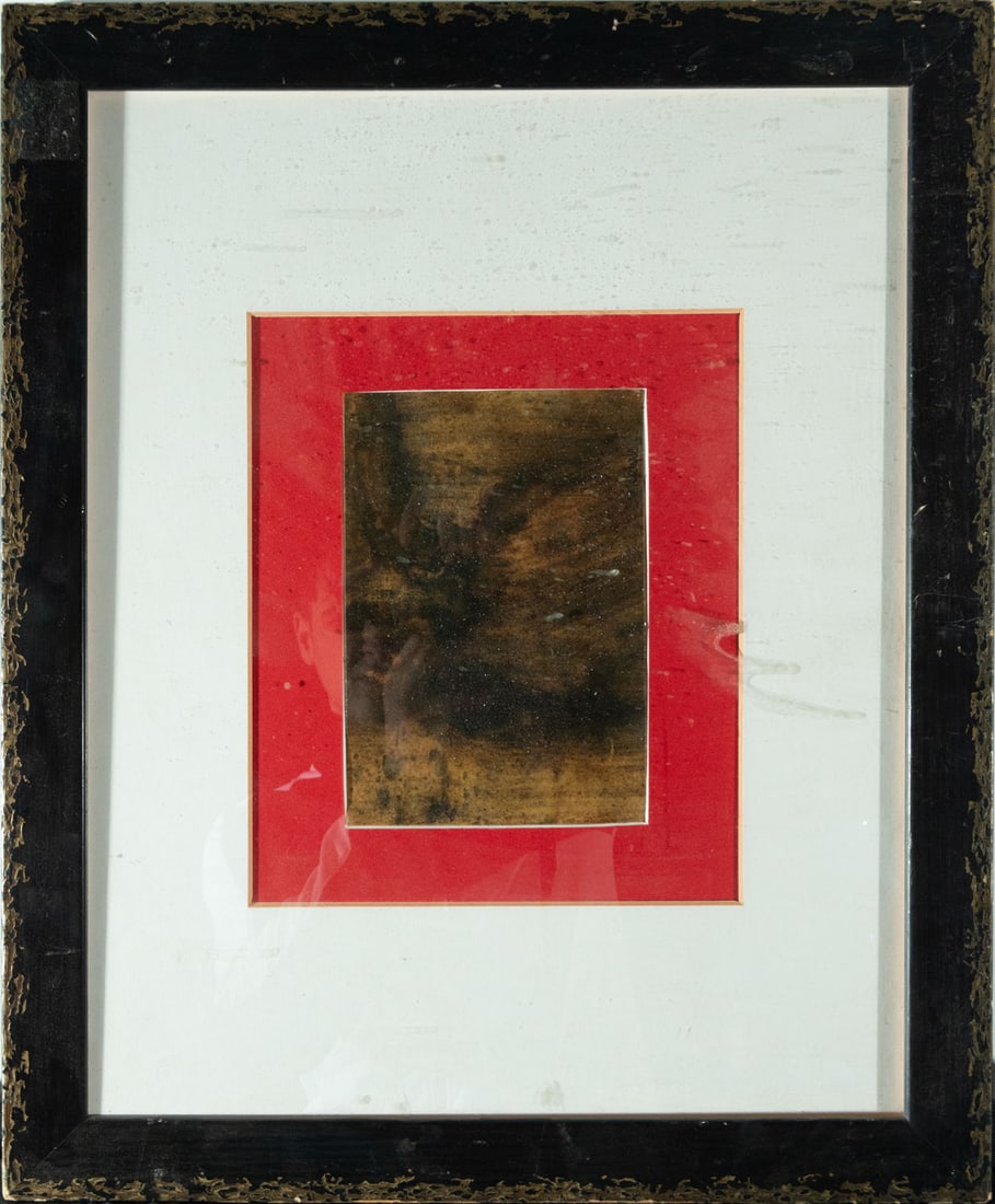Abstract Drawing on Paper, César Manrique (Lanzarote, 1919-1992), Spanish school of the 20th: Measurements: 21 x 14 cm. Framed measurements: 57 x 47 cm