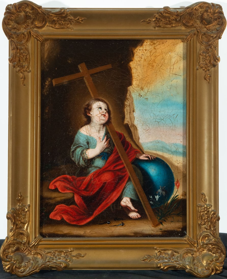 School of Alonso Miguel de Tovar, "Child Jesus of the Passion", Andalusian school of the 18th (1 of 6)