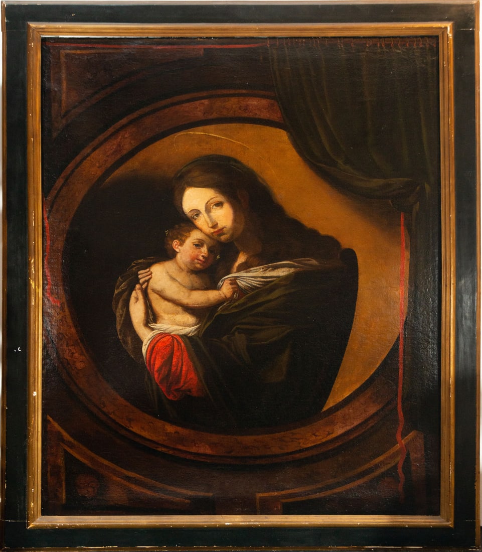 Virgin with Child in Arms, Italian school of the 17th century (1 of 4)