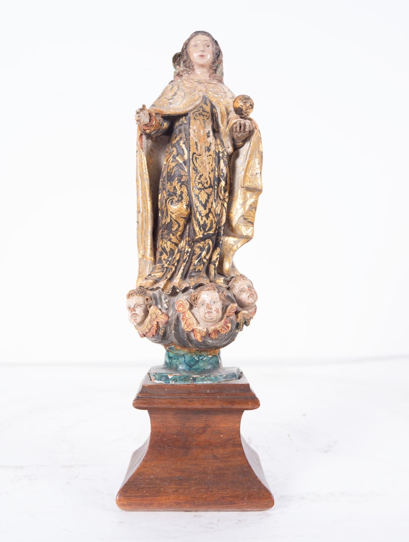 Virgin of the del Carmen, 17th century Granada school (1 of 4)