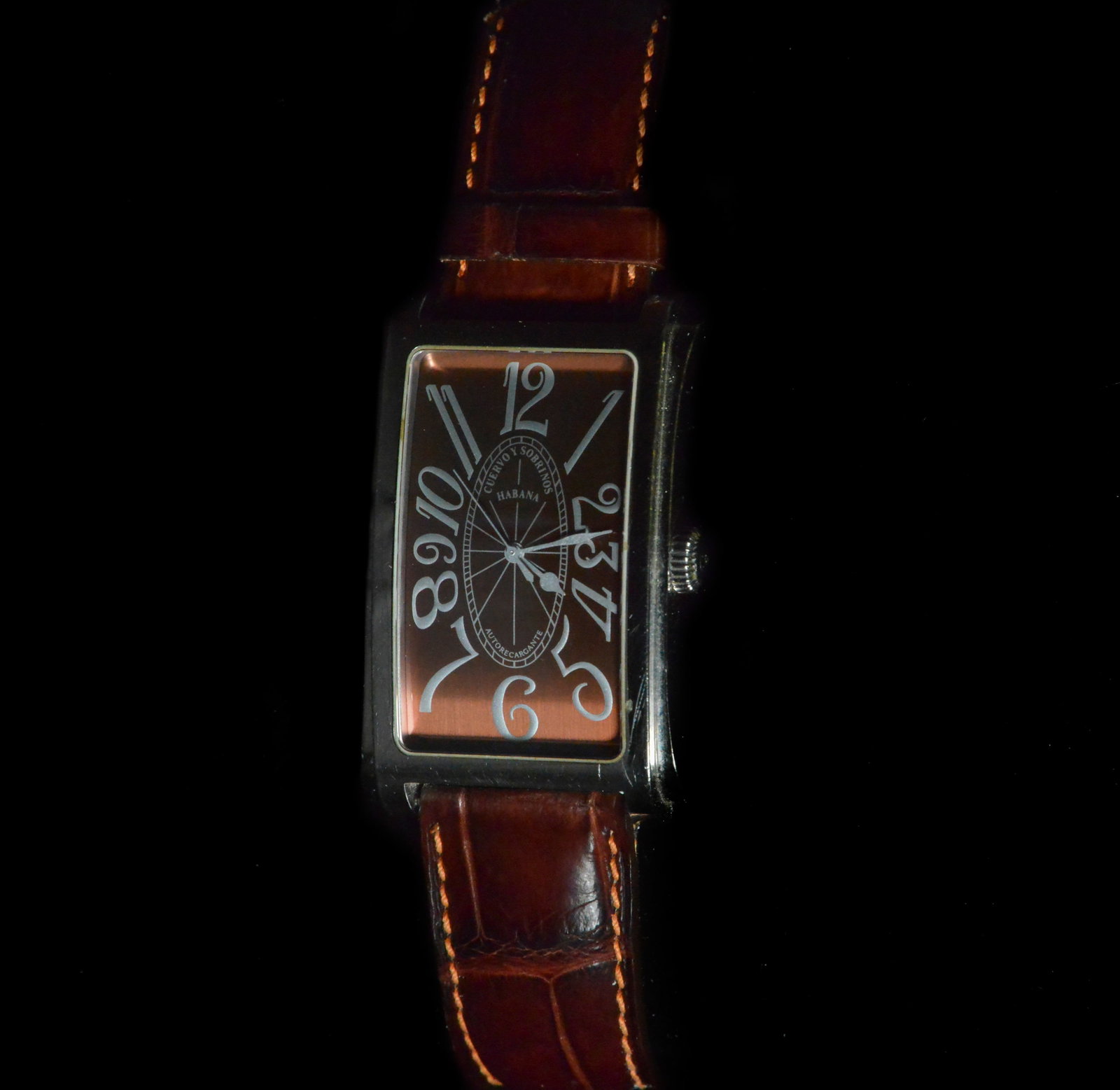 Distinguished Cuervo y Sobrinos Watch - Havana/Switzerland - "Prominent" Model Ref. A. 1011/2 (1 of 7)