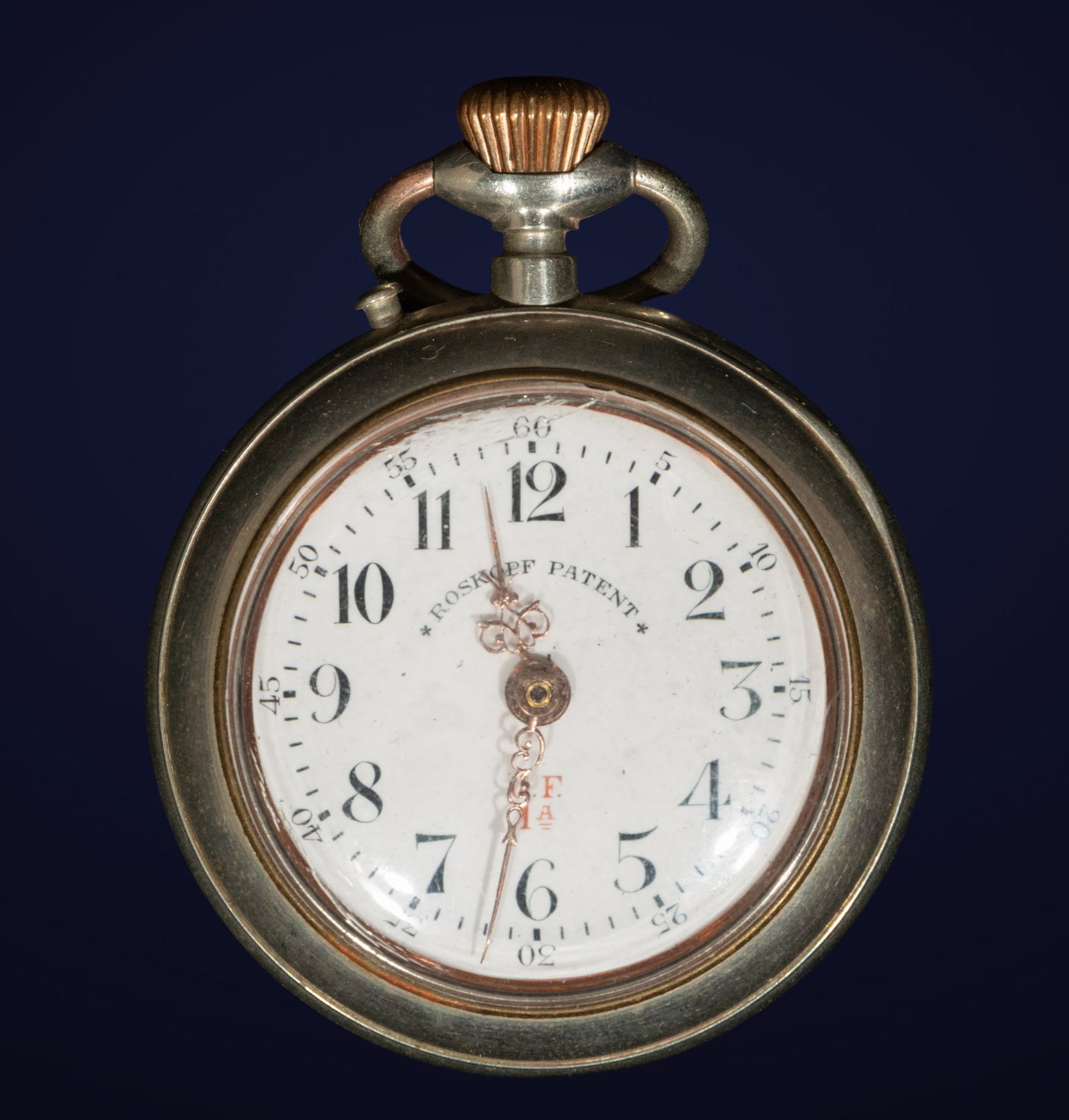 Roskopf Patent silver pocket watch. Swiss School. 19th century. (1 of 2)
