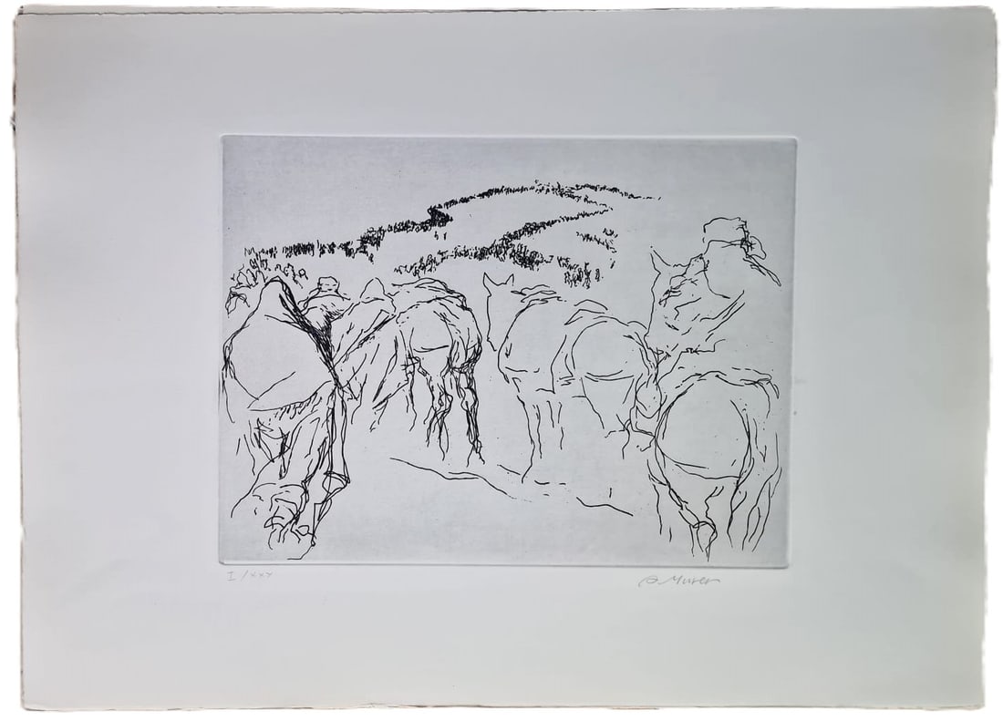 AUGUSTO MURER (Falcade, 1922 – Padua, 1985) – Ghe rivarem a baita? (1975) II (1 of 2)