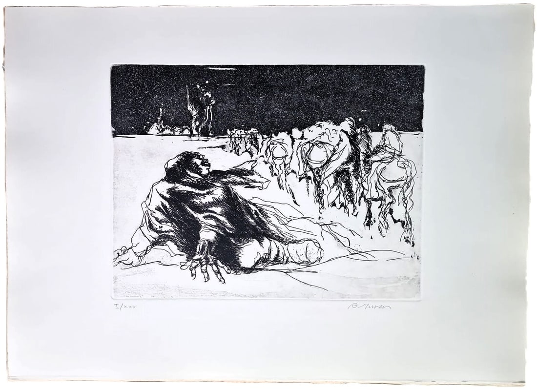 AUGUSTO MURER (Falcade, 1922 – Padua, 1985) – Ghe rivarem a baita? (1975) III (1 of 2)