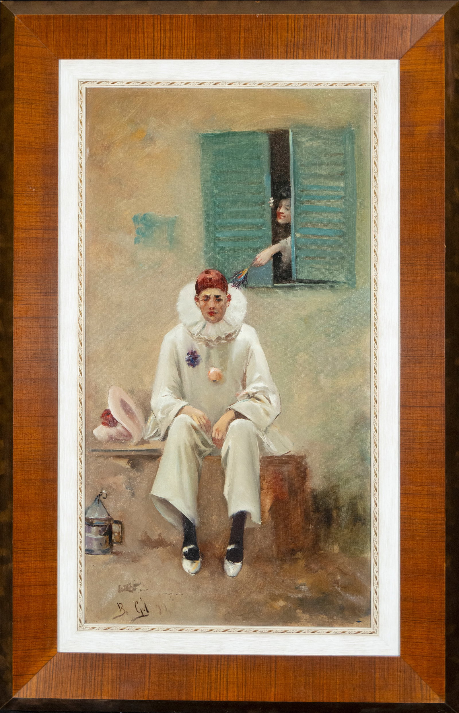 Harlequin - Signed B GIL 1892 - Orientalist School (1 of 8)