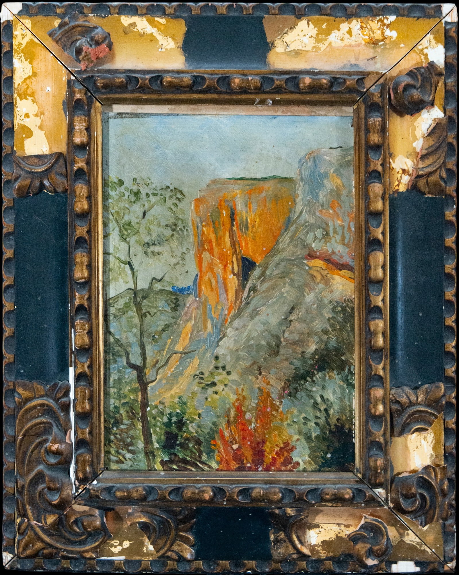 Rocky landscape, European School, 19th-20th century (1 of 4)