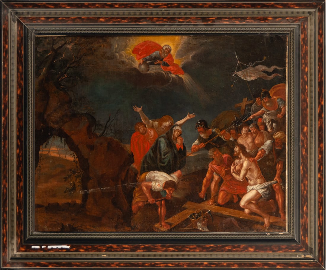 The Crucifixion of Christ, Flemish school of the 17th century (1 of 6)