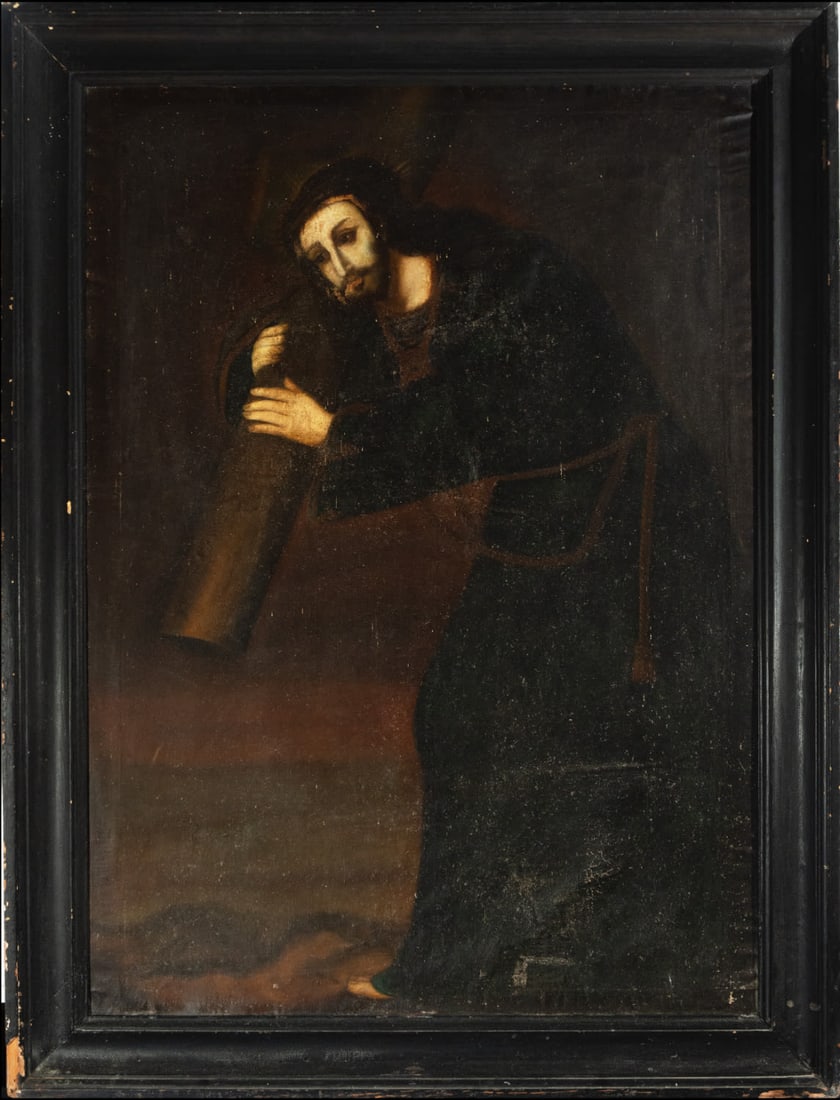 Great Christ of Nazareth Carrying the Cross, colonial school of Cuzco, 18th century (1 of 4)