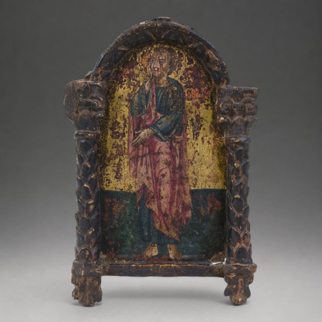 Important St. John - 16th Century Veneto-Cretan Orthodox Icon (1 of 3)