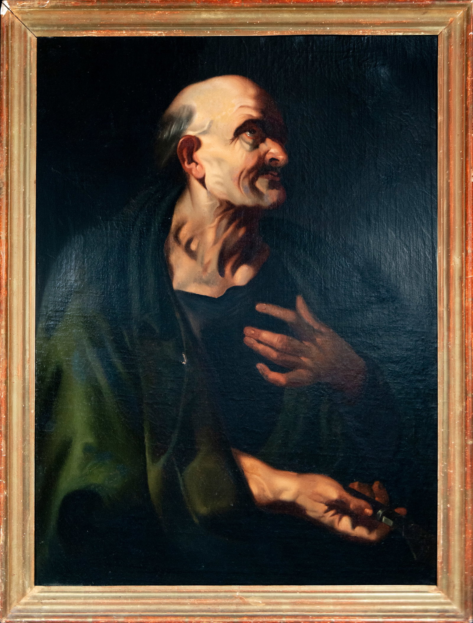 Penitent Saint Peter - PETER PAUL RUBENS WORKSHOP, 17TH CENTURY: Oil on canvas. Measurements 94 x 70 cm.