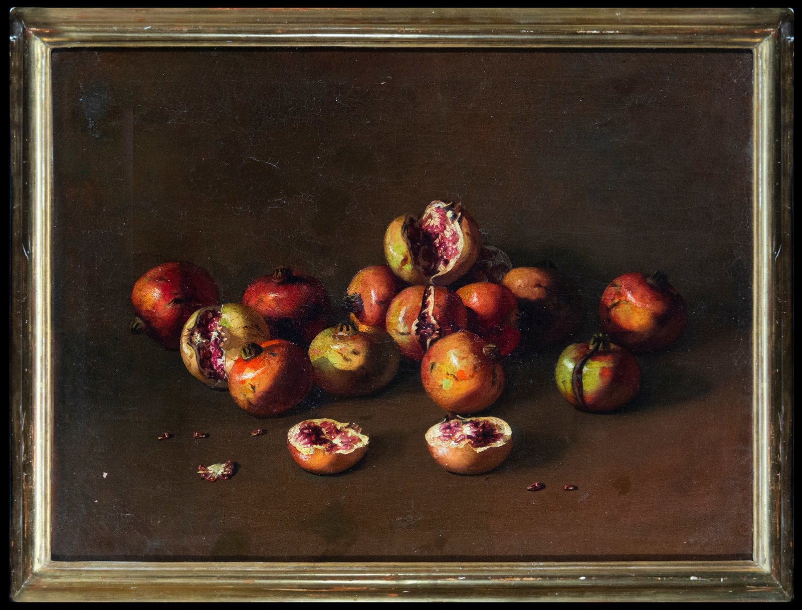 Circle of Luis Egidio Meléndez from the 18th century - Pomegranate Still Life (1 of 6)