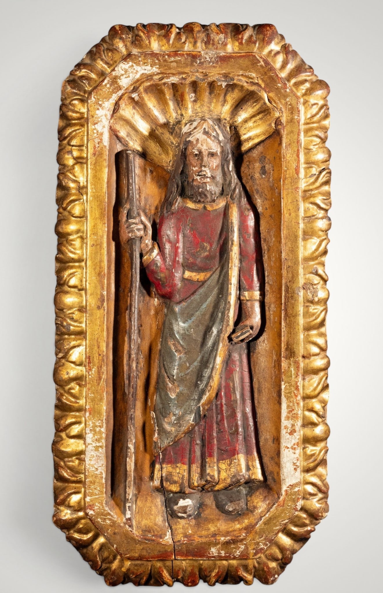 Late Gothic relief of Saint John the Baptist, 16th century (1 of 5)
