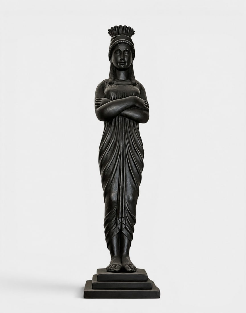 Decorative Wooden Caryatid, Arts and Crafts, 20th Century (1 of 3)