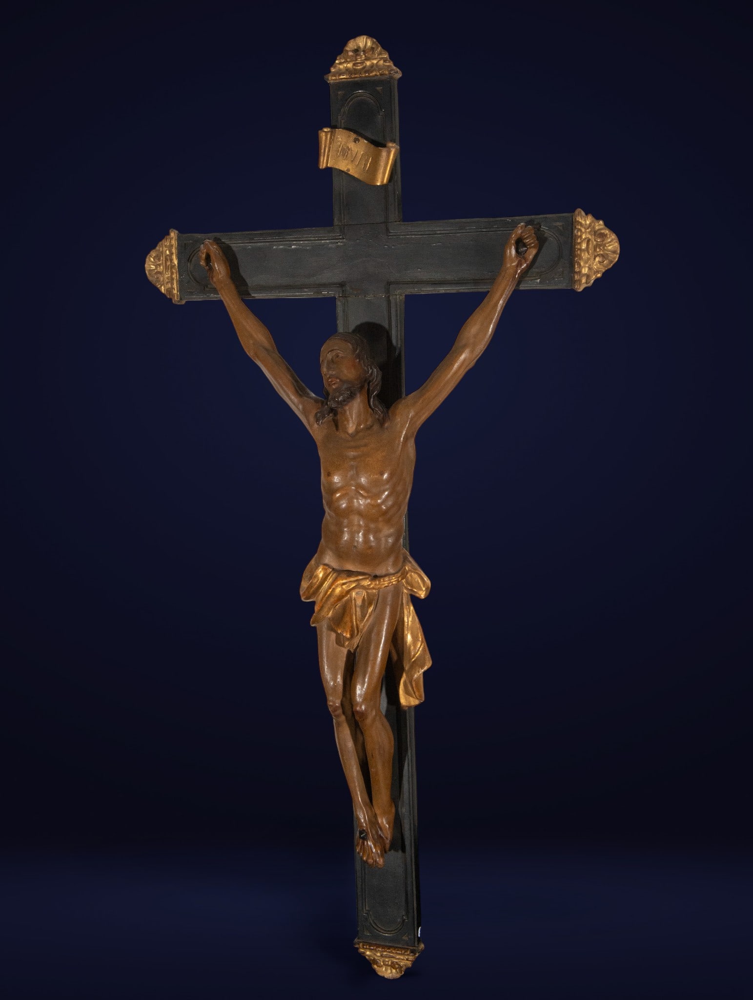 Christ crucified. Spanish School. 19th century. (1 of 4)