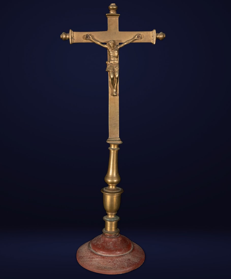 19th century bronze cross (1 of 7)