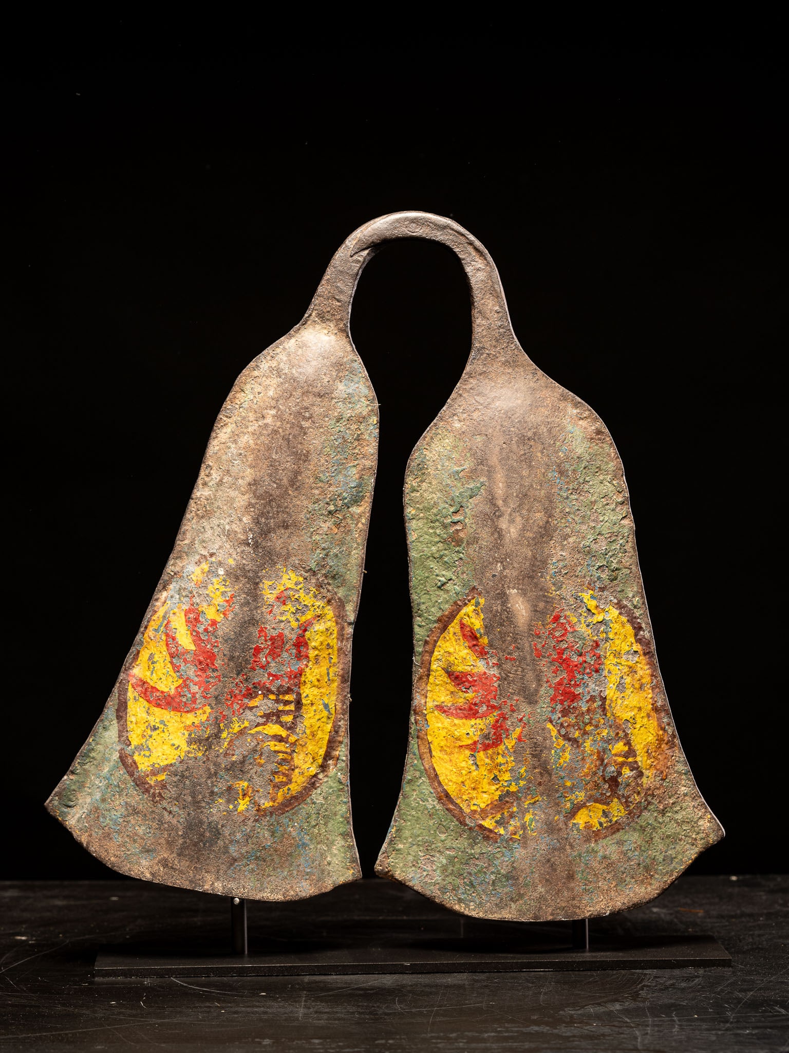Double ritual bell. Bamileke people, Cameroon. 20th century (1 of 5)