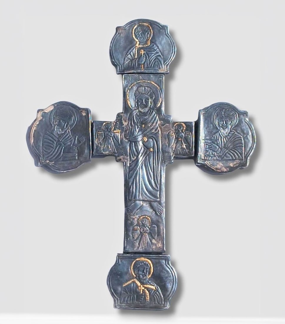 COPTIC CROSS (Egypt, 14th century) - Coptic processional cross (1 of 6)