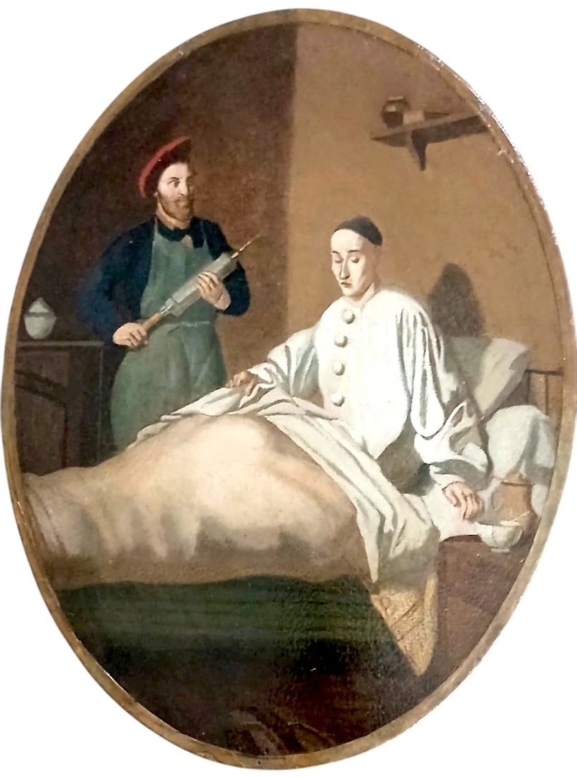 JEAN PEZOUS (France, 1815 – 1885) - L'envers d'une ripaille (after Jean Huber) (1 of 3)