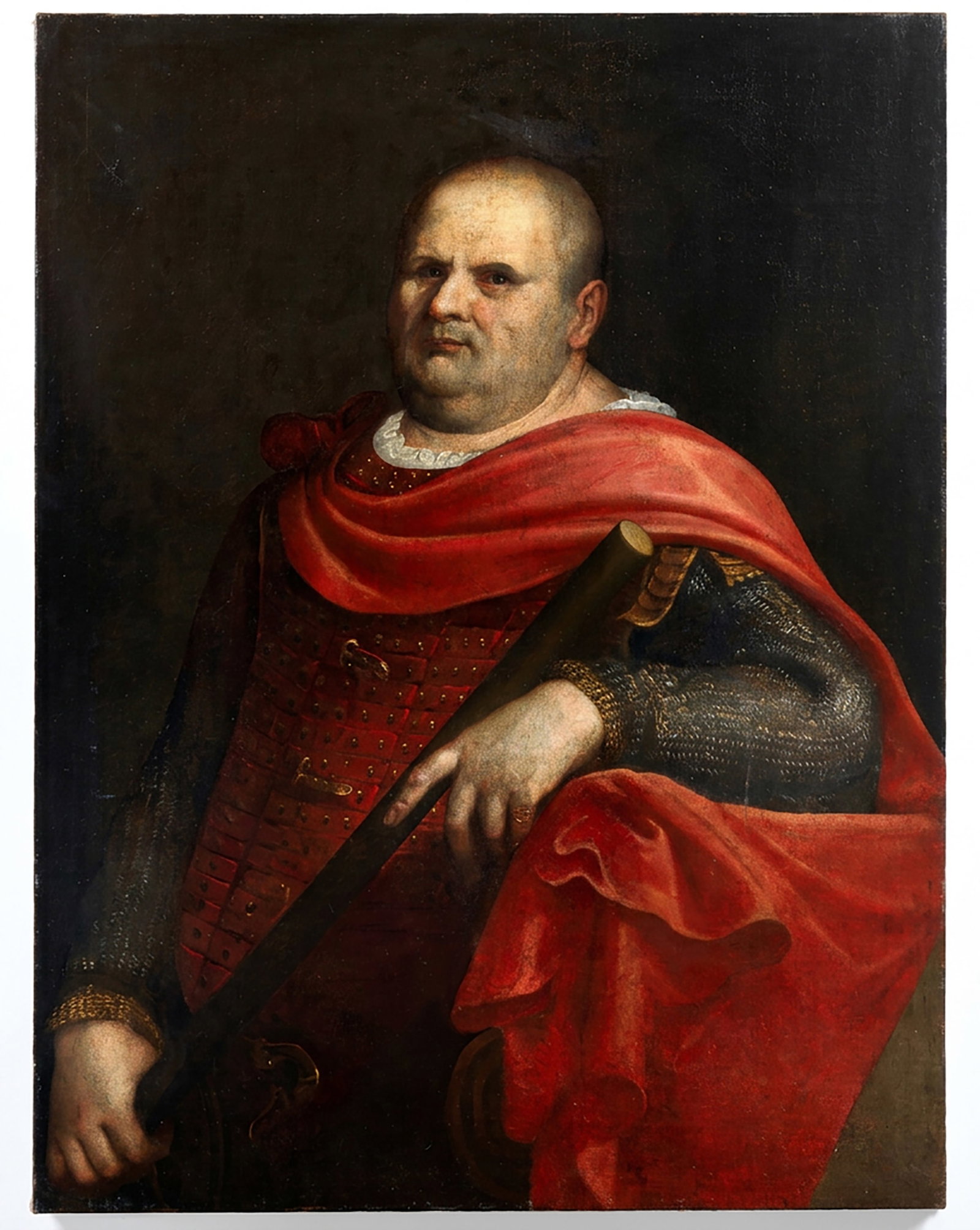 CREMON SCHOOL, CIRCLE OF ANTONIO CAMPI (Cremona, 16th century) - Portrait of Emperor Vespasian (c. (1 of 2)